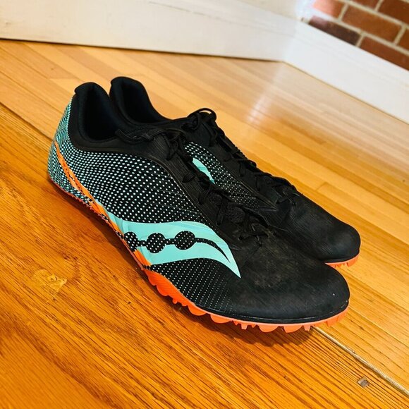 Size 11 - Saucony Men's Spitfire 5 Track & Field Spikes Sprinting Shoes Sneakers - Picture 3 of 16